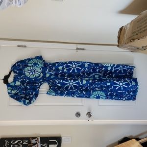 NWT: Rhode Zinnia Floral Print Bell Sleeve Cut Out Jumpsuit